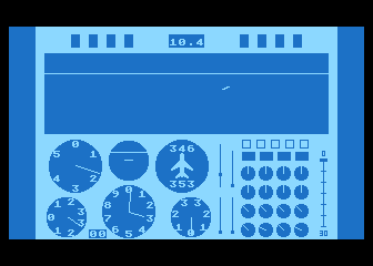 747 Flight Simulator atari screenshot