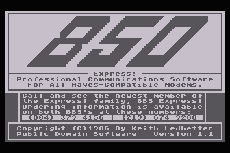 850 Express! atari screenshot