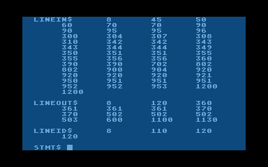 BASIC Cross-Reference Utility atari screenshot