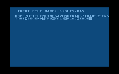 BASIC Cross-Reference Utility atari screenshot