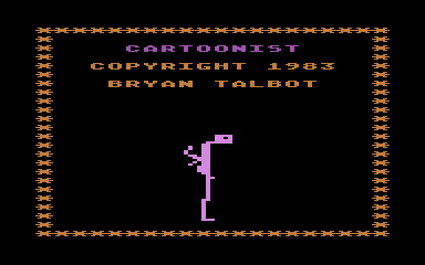 Cartoonist atari screenshot