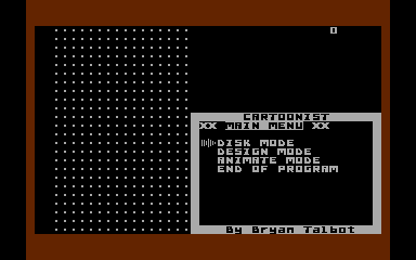 Cartoonist atari screenshot