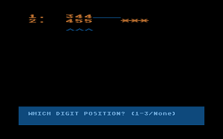 Codecracker atari screenshot