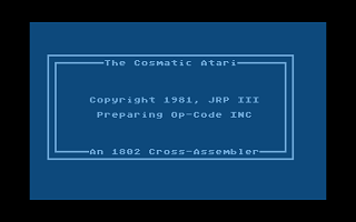 Cosmatic Atari Development Package — screenshot 1