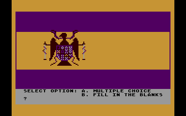 Flags of Europe atari screenshot