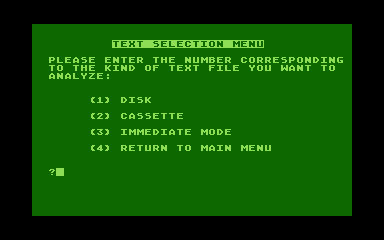 FOG Index atari screenshot