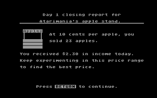 Market Place (The) atari screenshot