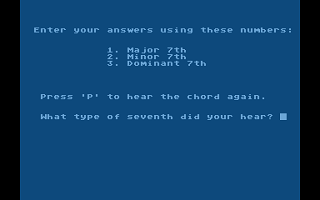 Music III - Scales and Chords atari screenshot