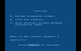 Music I - Terms and Notations atari screenshot