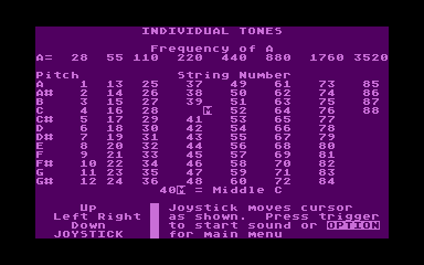 Piano Tuner atari screenshot