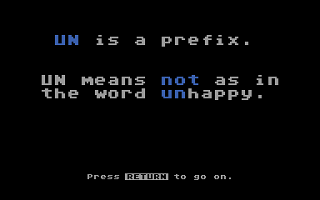 Prefixes atari screenshot