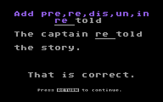 Prefixes atari screenshot