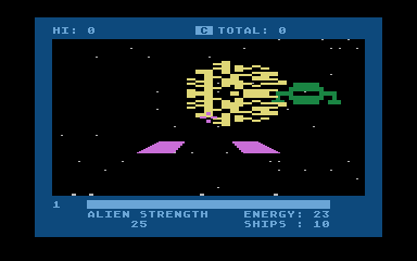 Raid on Gravitron atari screenshot