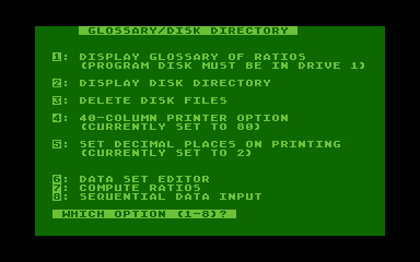 Strategic Financial Ratio Analysis atari screenshot