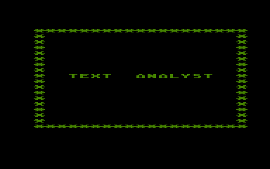 Text Analyst