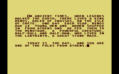 Minotaur atari screenshot