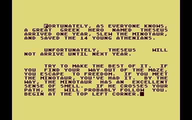 Minotaur atari screenshot