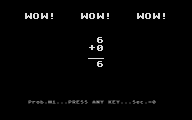 Three R Math Home System atari screenshot