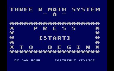 Three R Math System