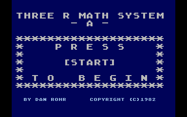 Three R Math System — screenshot 1