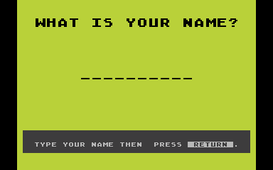 Three R Math System atari screenshot