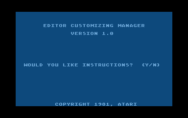 Word Processing Diskette atari screenshot