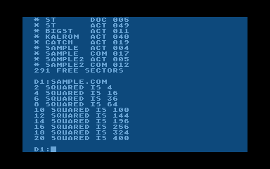 Action! RunTime Package atari screenshot