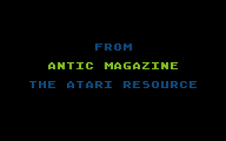 Astrology atari screenshot