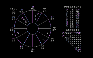 Astrology atari screenshot