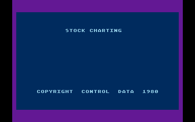 Stock Charting atari screenshot