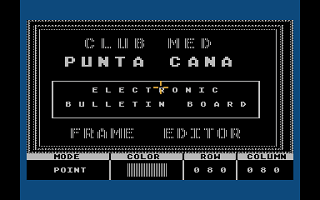 Atari Club Med Bulletin Board Editor atari screenshot