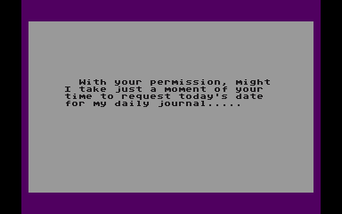 Silent Butler atari screenshot