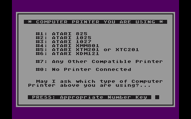 Silent Butler atari screenshot