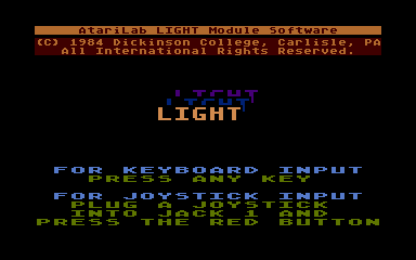 AtariLab - Light Module — screenshot 1