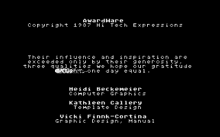 AwardWare atari screenshot