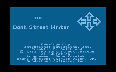 Bank Street Writer — screenshot 1