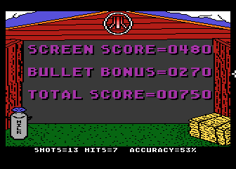 Barnyard Blaster atari screenshot