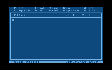 CLSN Pascal atari screenshot