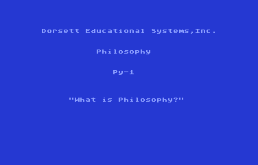 Philosophy