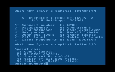 Dsembler atari screenshot