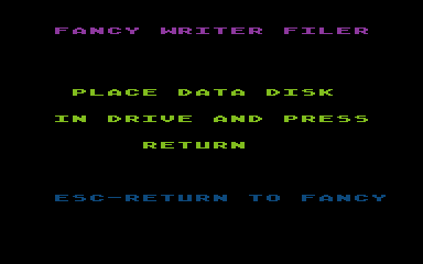 Fancy Writer atari screenshot