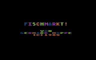 FischMarkt atari screenshot
