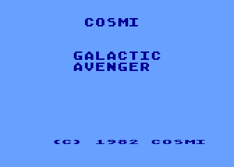 Galactic Avenger atari screenshot