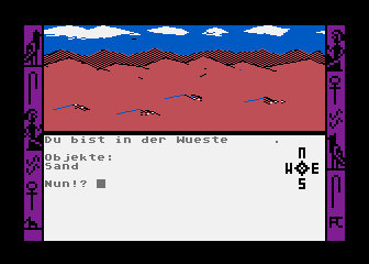 In der Wüste atari screenshot