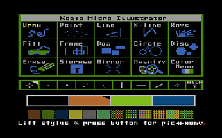 Micro Illustrator atari screenshot