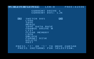 LJK Disk Utility / Mail Merge — screenshot 1