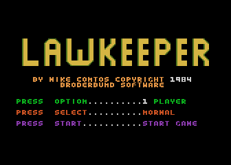 Lawkeeper atari screenshot