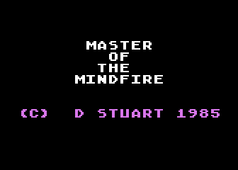Master of the Mindfire atari screenshot