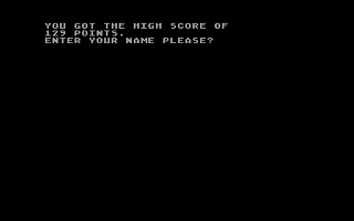 Meteor Storm atari screenshot
