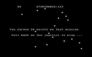 Meteor Storm atari screenshot
